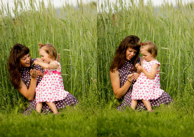 Мамина нежность....