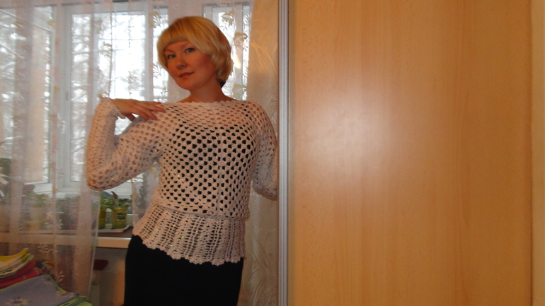 Кофточка "Айрис" - моя импритация кофточки Бэби-Сюрприз