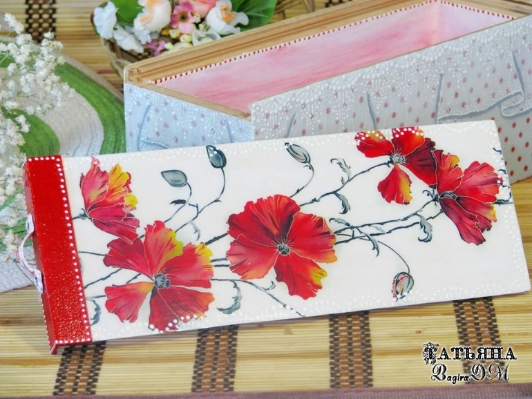 Чайная шкатулка, шкатулка для мелочей и досочки на закуску)))