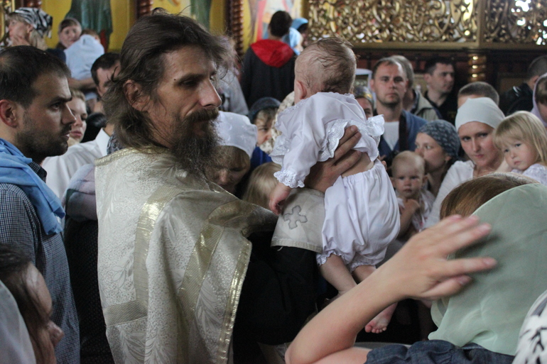 Покрестили лапулю!