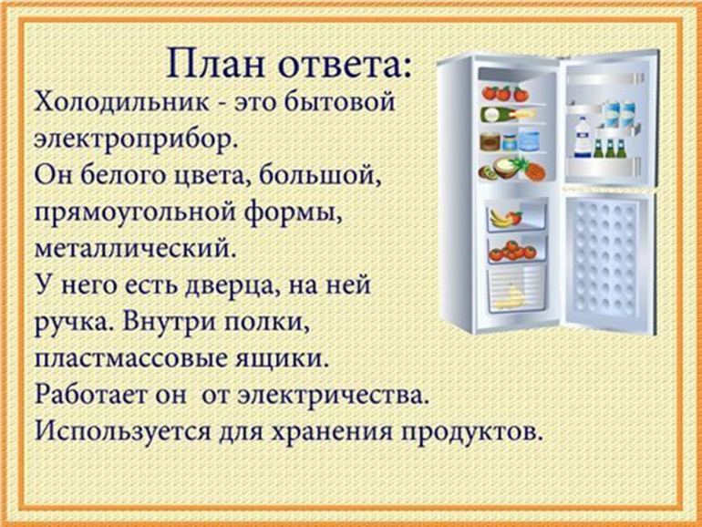 План описания предмета