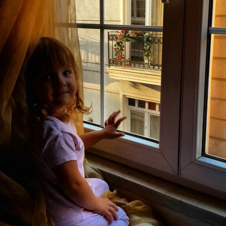 Раннее утро...вид из окна...