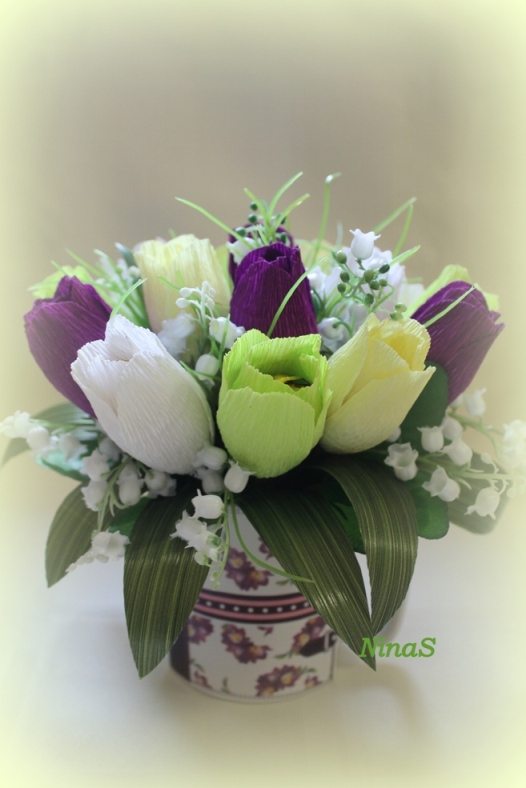 Мои первые английские и миник в чашке)