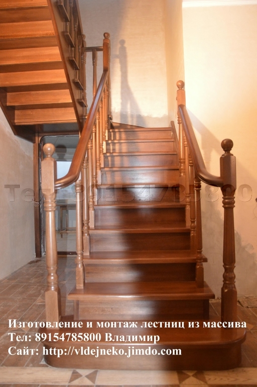 Лестницы из массива под Ключ!