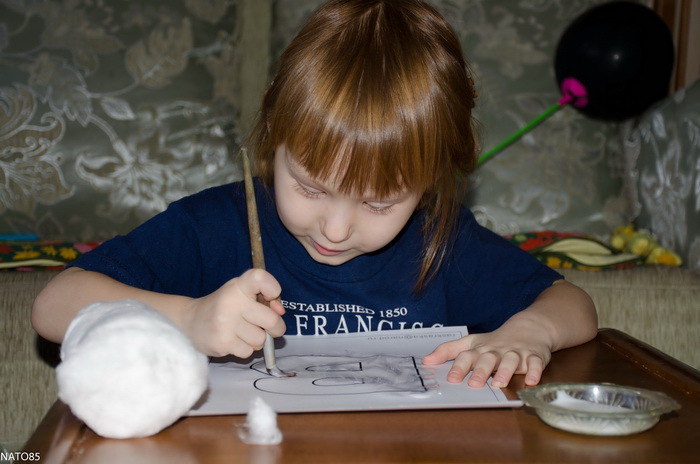 Учим буквы - В