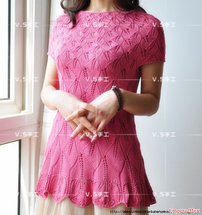 Туника с листьями