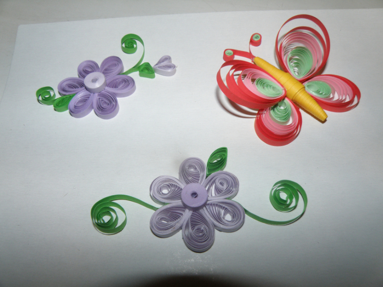 Первые пробы в квиллинге