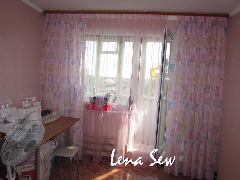 Шторки на тесьме