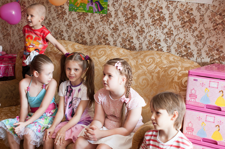 День рождения Иришки - 8 лет