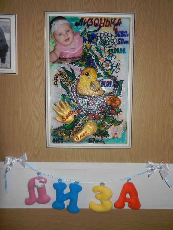 Наш мягкий алфавит из флиса.