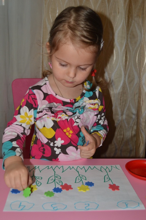 Учим цифры. Цифра 4.