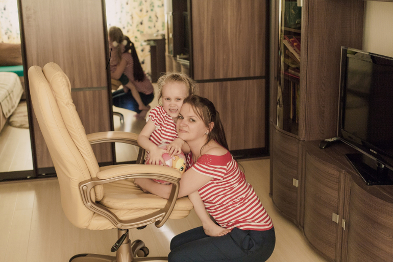 Мама и дочка....