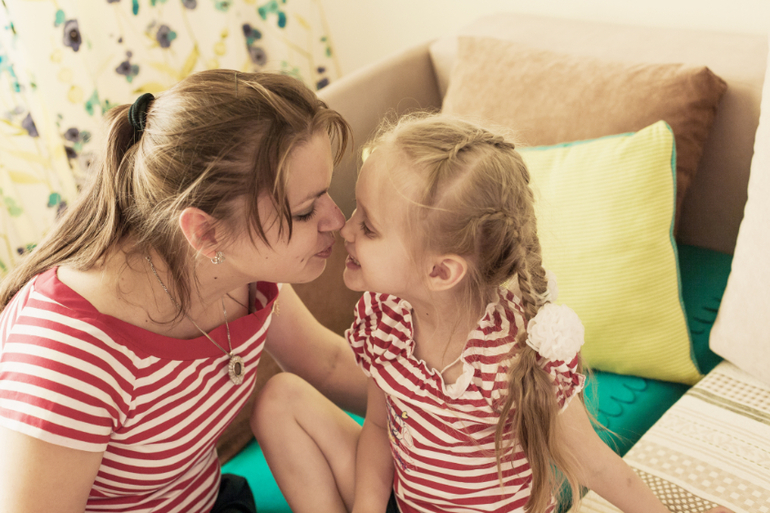 Мама и дочка....