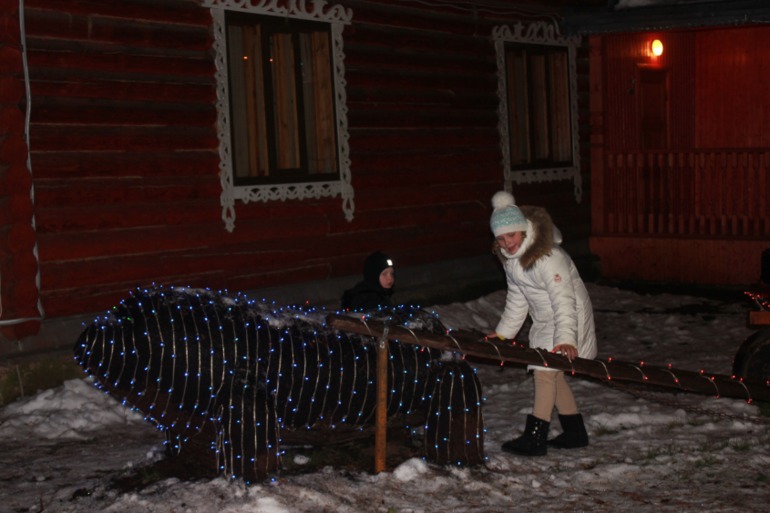 В гостях на Вотчине  Дедушки Мороза
