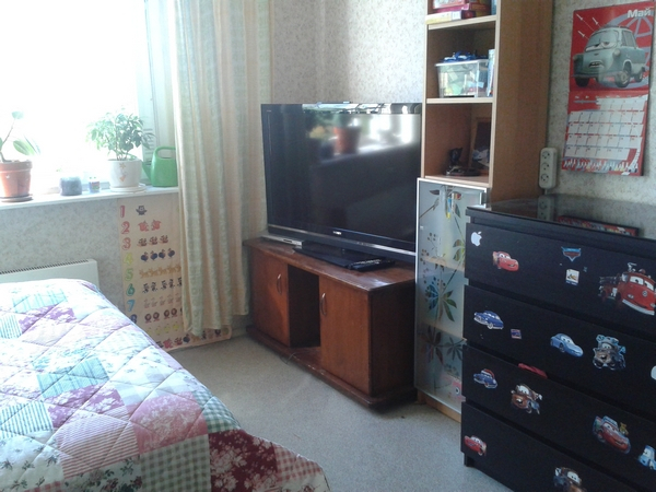 Комната в однокомнатной съемной квартире