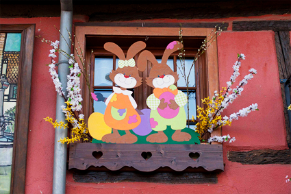 Весна. Эльзас. Пасхально-цветочное.