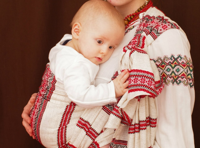 Славянские ткани с орнаментом