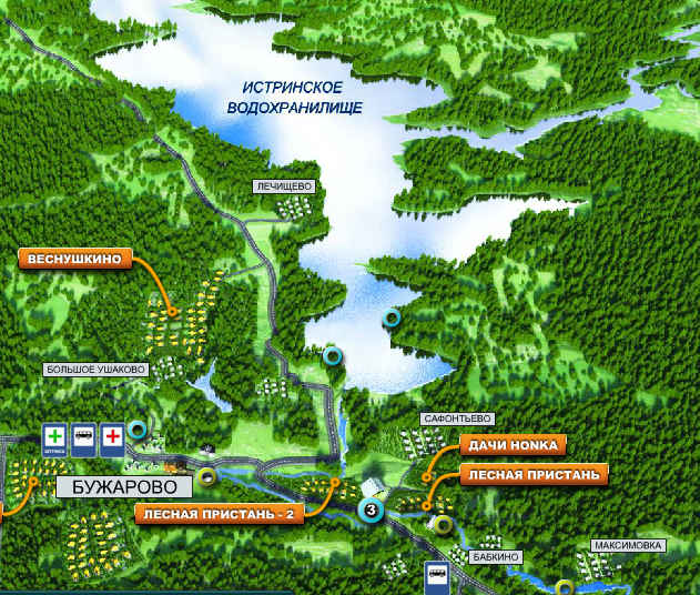 Карта рыбалки истринское водохранилище