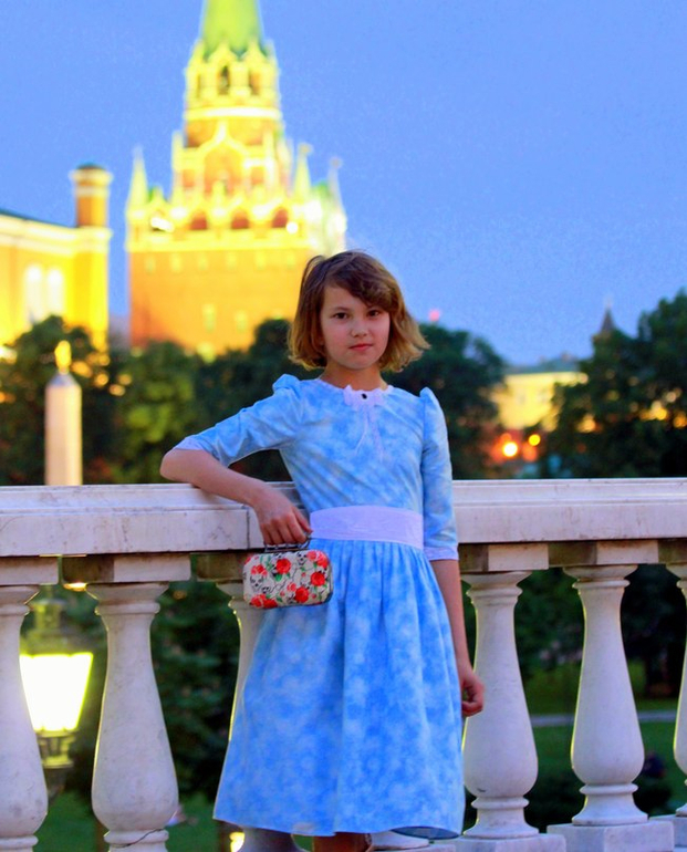 Маленькая принцесса Анюта в голубом Облаке!