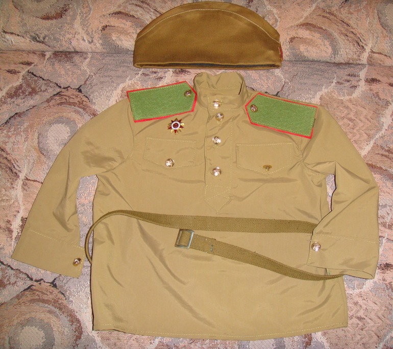 Костюм солдата времен войны