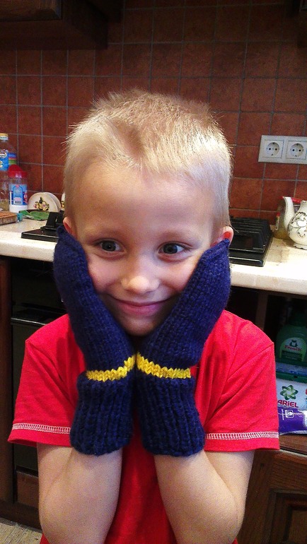 первые варежки