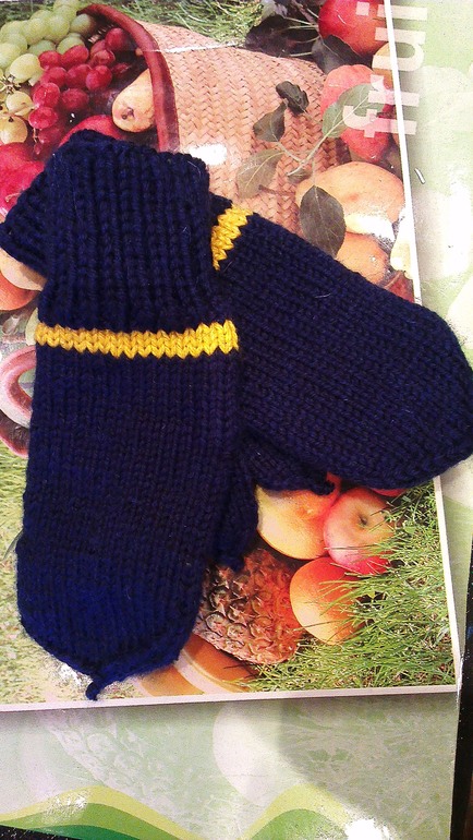 первые варежки