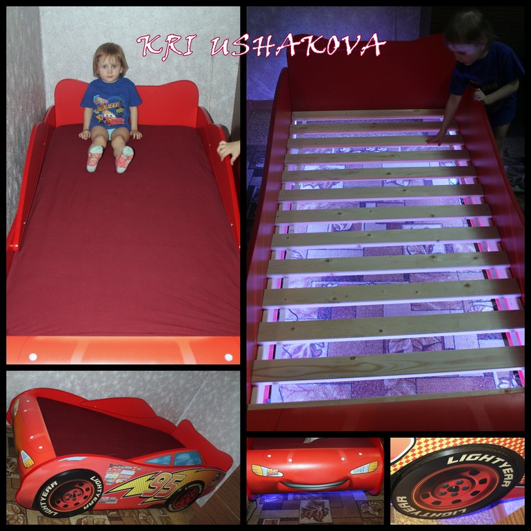 Кровати машинки с подсветкой,шкафы и комоды для деток !!!Супер цены!!