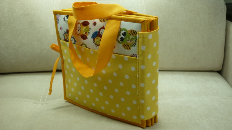 Развивающая книжка в виде сумочки!