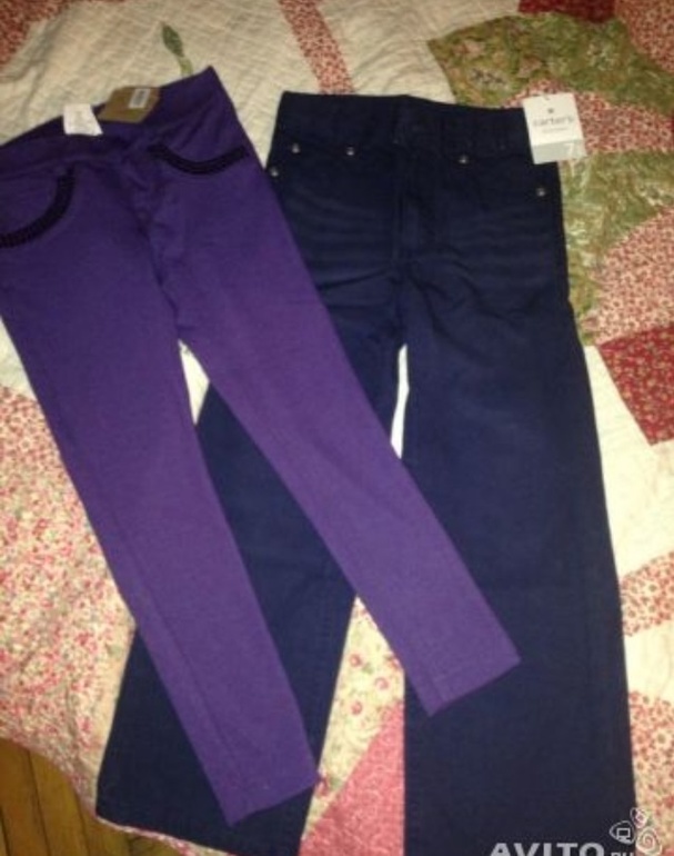 Джинсы и легинсы новые.Америка. 5-6 лет