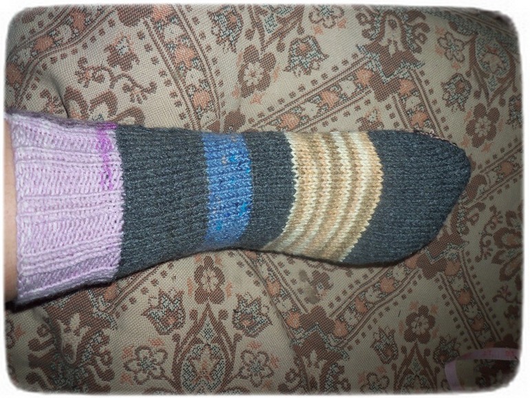 Носки на 2-ух спицах. МК.