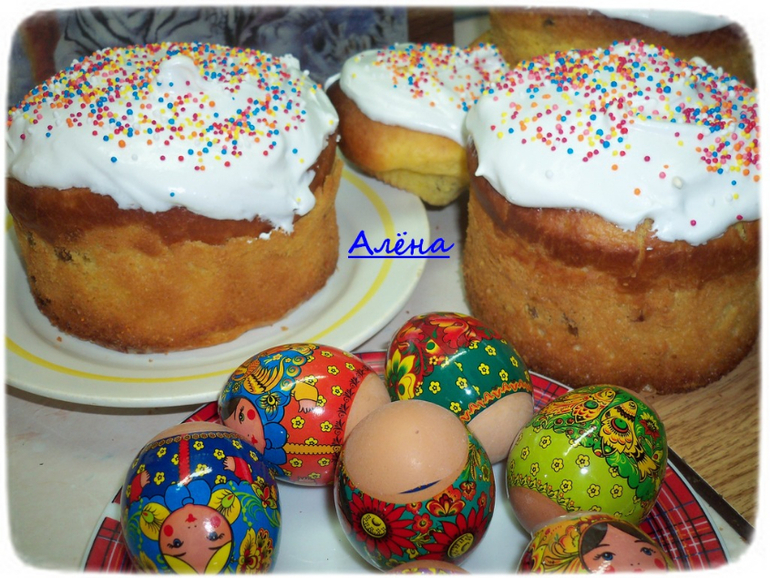 Куличи на сливках по рецепту Танюшки.