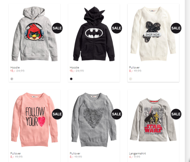 H&M 10% скидки на все - до 12,02,14