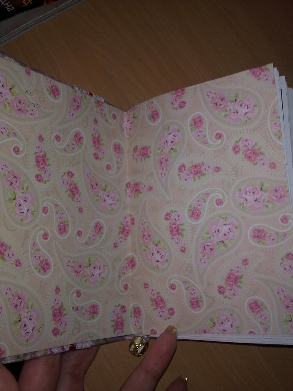 Блокнот с совушками.