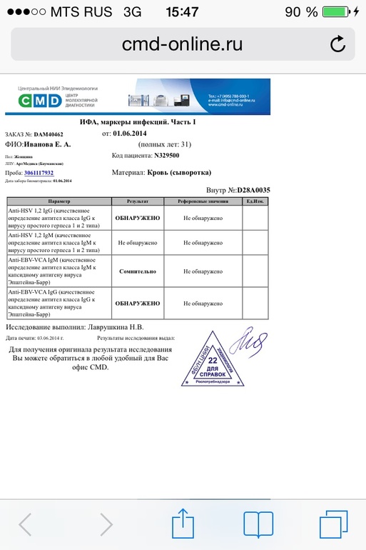 Вирус эпштейн-барр и планирование