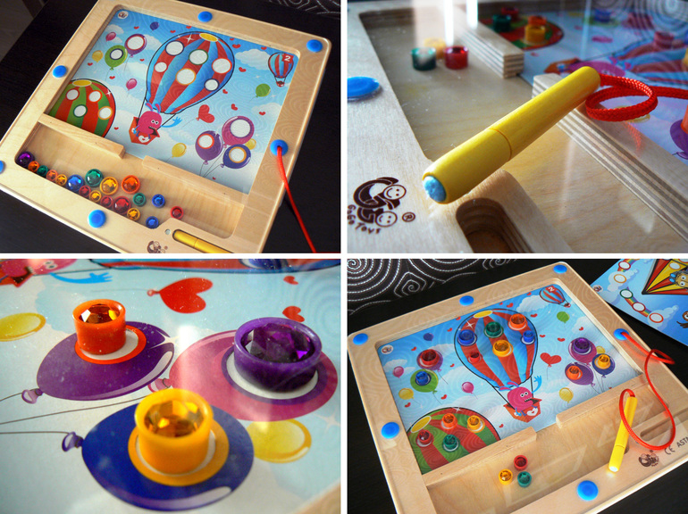 Доска с магнитными камешками