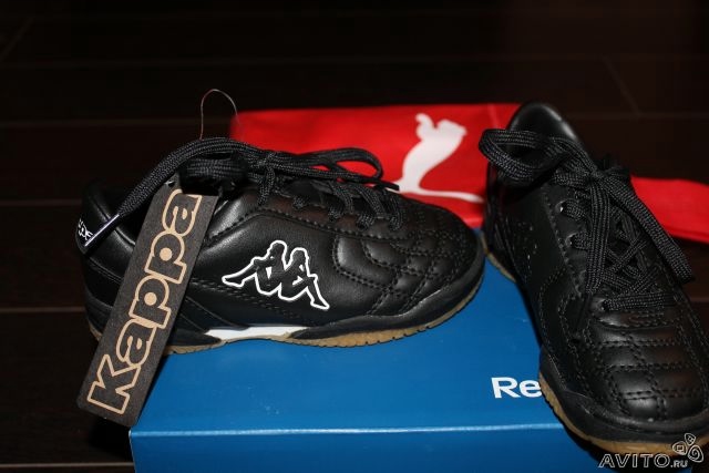 детские кроссовки куртка puma reebook kappa geox р.27