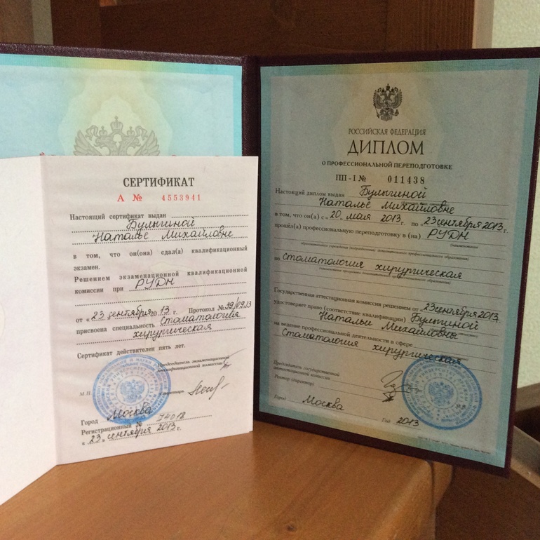 Мои дипломы и сертификаты