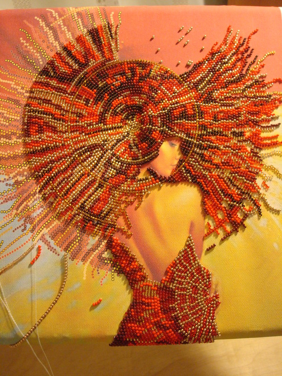 осталось немножечко и будет готова!