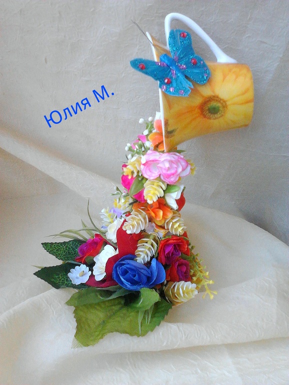 Парящая чашка "Летнее настроение"