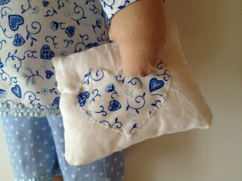 сплюшка в сине-голубом для Юлии