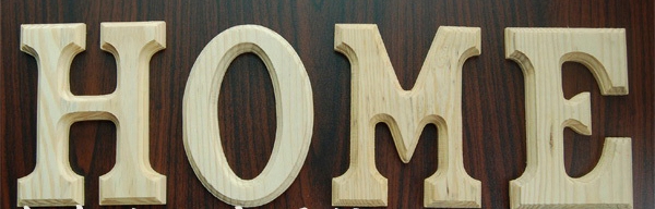 Деревянные буквы под заказ