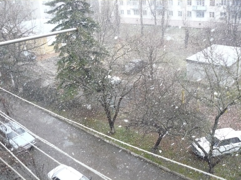 у нам пришла зимааааа!