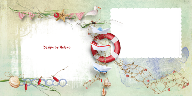 Фотоальбом в морском стиле