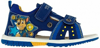 Босоножки CROSSWAY "Paw Patrol" 6765B синий 23-28
Отделка верха: синтетическая кожа, текстиль
Материал подкладки: текстиль, хлопок
Материал подошвы: термопластичная резина
Стелька: натуральная кожа
Особенности: Подсводник;Хлопковая подкладка