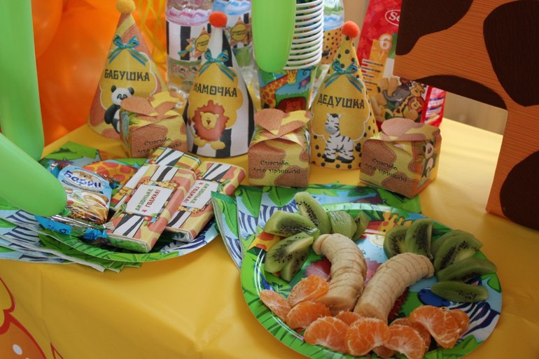 наши 4 годика!!! стиль сафари