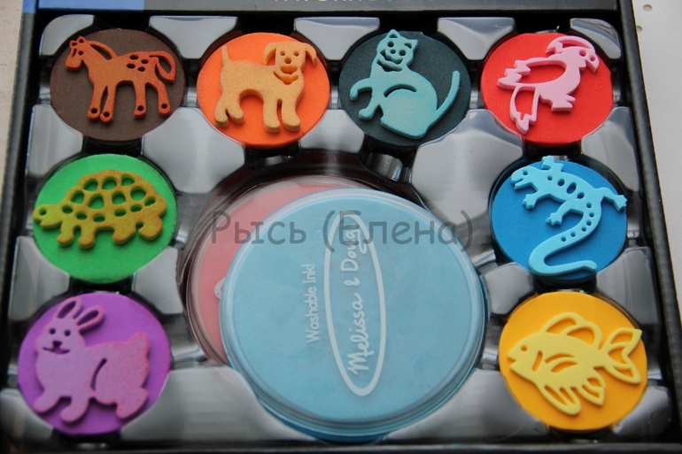 Наклейки, альбом Лица и штампы от Melissa&Doug;