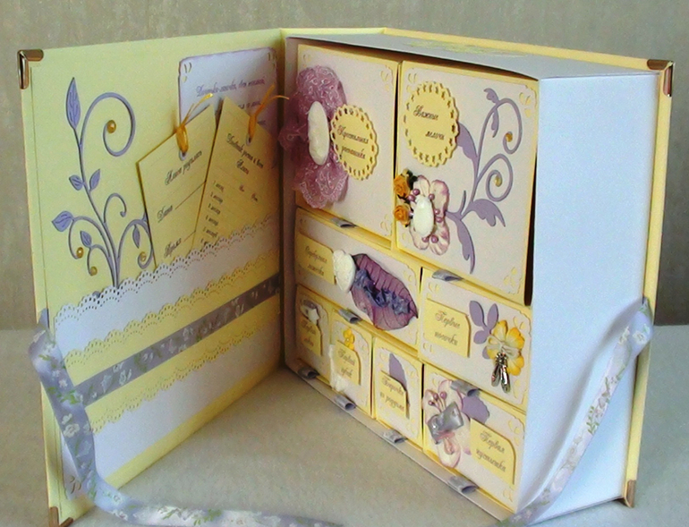 Мамины сокровища - такую сокровищницу я делала впервые.