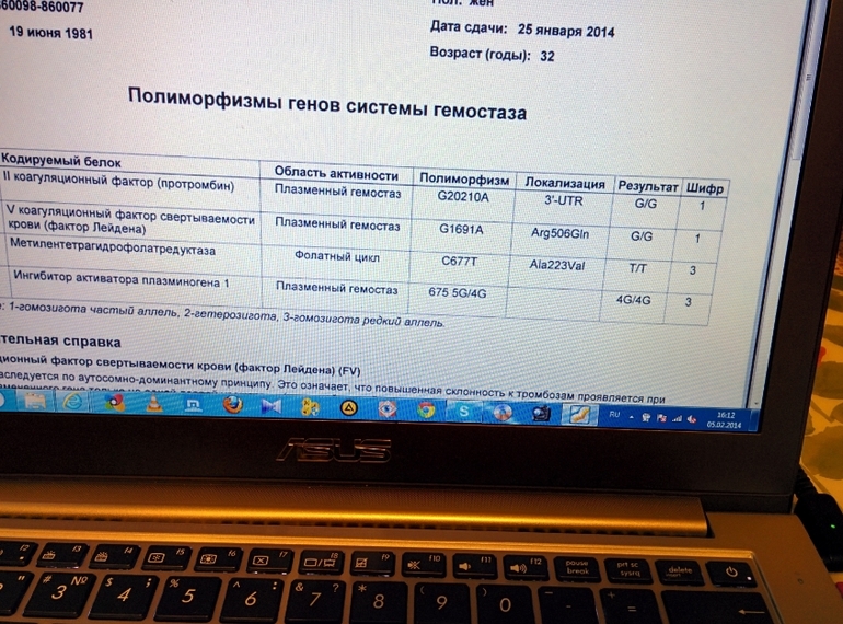 Караул мутации гемостаза подскажите?