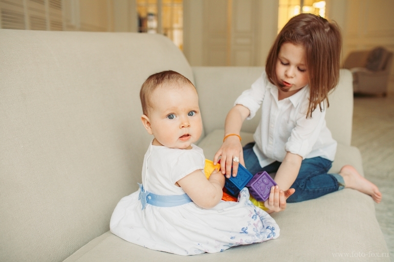 Семейная фотосессия в студии