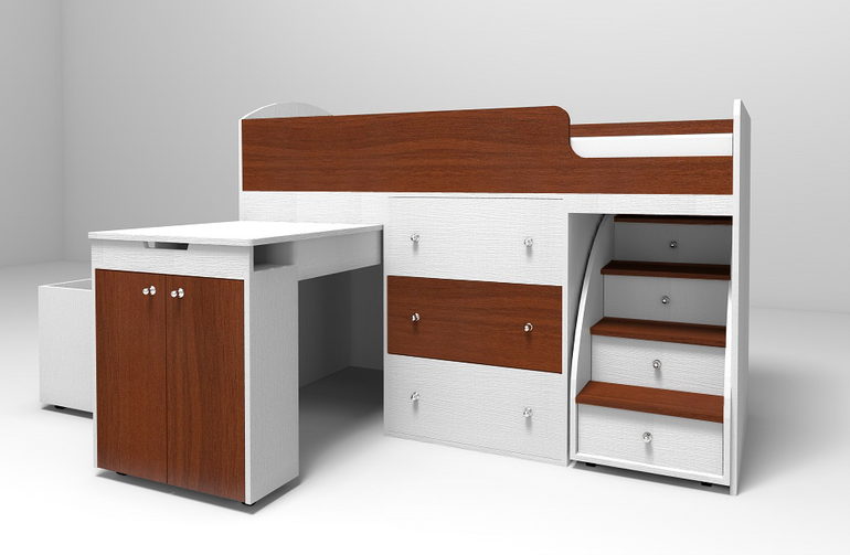 кровать чердак малыш xlmebel.ru